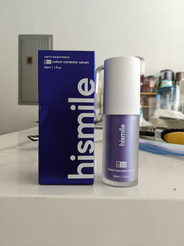 HISMILE V34 Teeth Removing Deep Smoke Stains Gingiva Protection Purple Orthopedic Toothpaste, Purple Teeth Whitening Toothpaste Kit