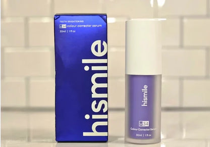 HISMILE V34 Teeth Removing Deep Smoke Stains Gingiva Protection Purple Orthopedic Toothpaste, Purple Teeth Whitening Toothpaste Kit